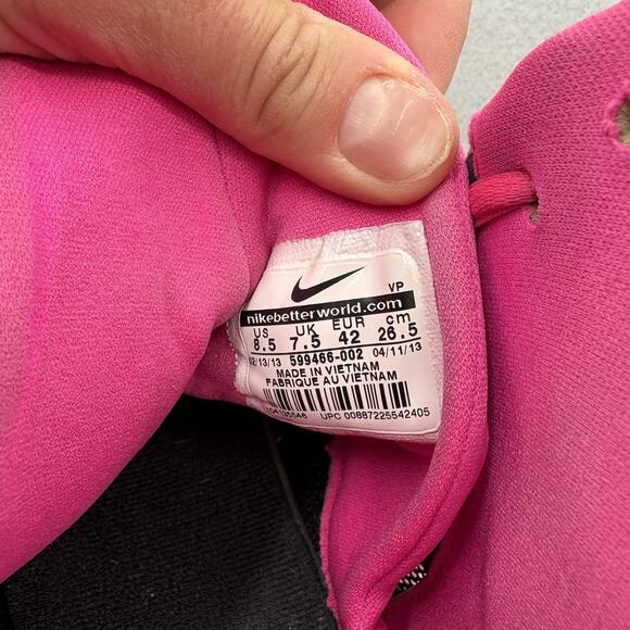 Nike Dunk Free Mens 8.5 Dark Grey/Hot Pink Basketball Sneakers 599466-002 - Picture 6 of 13